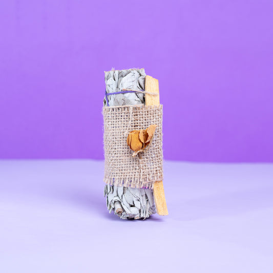 Atado de Salvia Blanca y Palo Santo